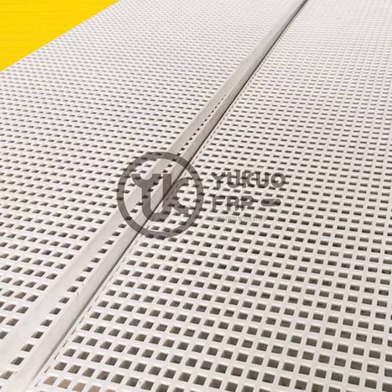 Дешевая цена из стекловолокна FRP панели формованная пластиковая решетка пола для строительства