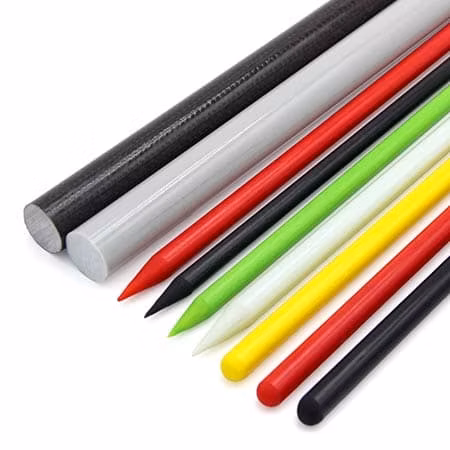 FRP GRP Стекловолоконная секция Пултрудированный пултрузионный профиль Твердый стержень